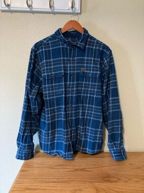 Orvis Men's Plaid Button-Up Shirt